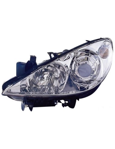 Faro luz proyector delantero izquierdo para Peugeot 307 2005 al 2007 Lucana Faros y luz