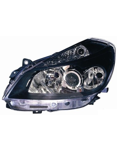 Left headlight for renault clio 2005 to 2009 WITH HALOGEN LENS Aftermarket Lighting