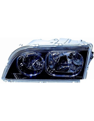 Headlight left front Volvo S40 to V40 2003 to 2004 black Aftermarket Lighting