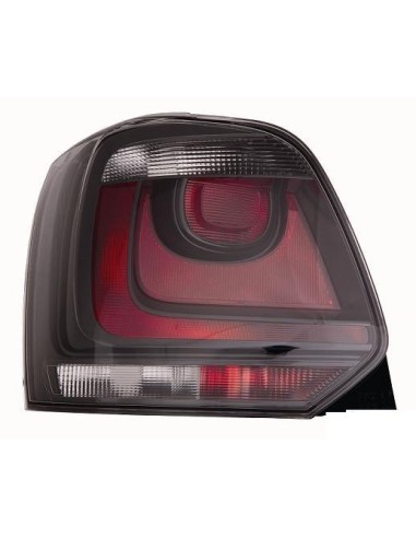 Lamp LH rear light for Volkswagen Polo 2009 to 2013 black body Aftermarket Lighting