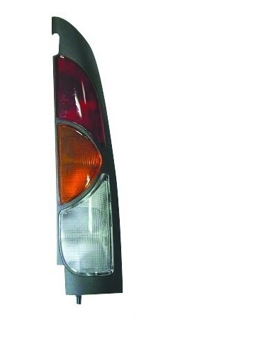 Fanale faro Trasero izquierdo para Renault "Kangoo" 1997 al 2003 2 puertas traseras marco negra Lucana Faros y luz