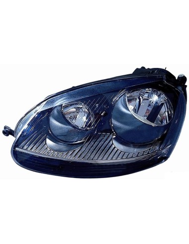 Headlight left front headlight for VW Golf 5 GTI 2004 to 2008 black dish Aftermarket Lighting