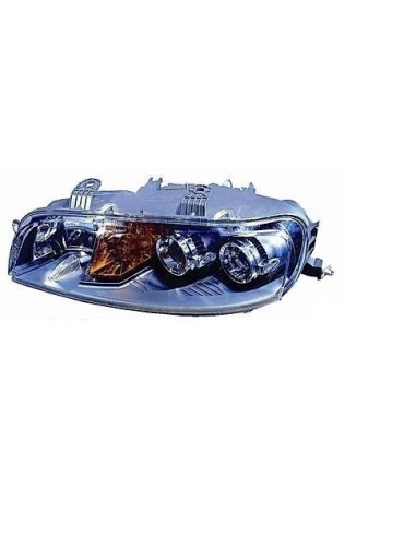 Faro proyector luz delantero izquierdo para Fiat Punto 2001 al 2003 sin antiniebla Lucana Faros y luz