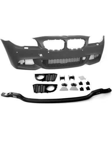 Kit front bumper for series 5 F10 F11 2010-2013 m tech with holes lav+sens Aftermarket Bumpers and accessories