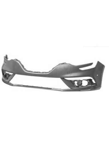 Front bumper Renault Megane 2015 onwards with holes sensors park Aftermarket Bumpers and accessories