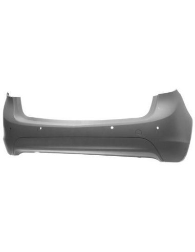 Rear bumper Opel Meriva 2013 onwards with holes sensors park Aftermarket Bumpers and accessories