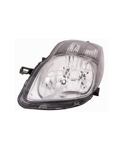 Left headlight for Toyota Yaris 2009 to 2010 black valeo model Aftermarket Lighting