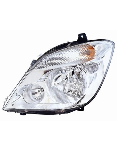 Right headlight for Mercedes Sprinter 2006 to 2012 without fog lights Aftermarket Lighting