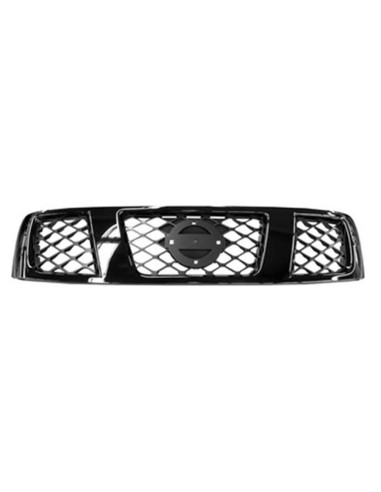 Mascarilla rejilla delantera para Nissan Patrol 2005 en adelante cromata gris oscuro Lucana Parachoques y Accesorios