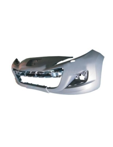 Front bumper Peugeot 207 2009 onwards with headlight washer holes Aftermarket Bumpers and accessories