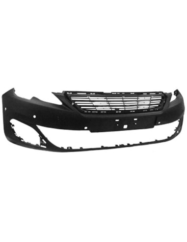 Front bumper for Peugeot 308 2013-2017 allure with 6 holes sensors park Aftermarket Bumpers and accessories