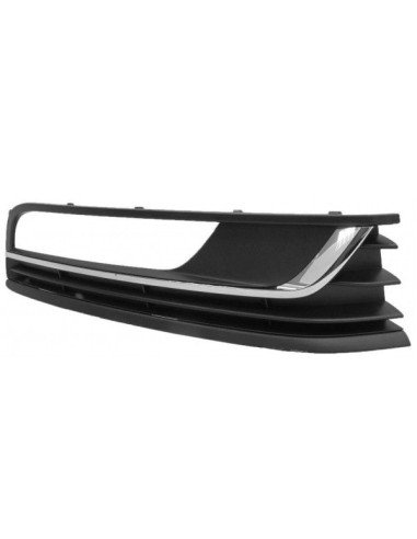 Right grille front bumper for VW Passat 2010-2014 with 1 chrome profile Aftermarket Bumpers and accessories