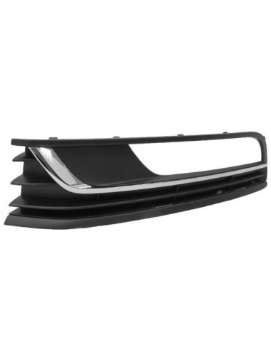 Left grille front bumper for passat 2010-2014 with 1 chrome profile Aftermarket Bumpers and accessories