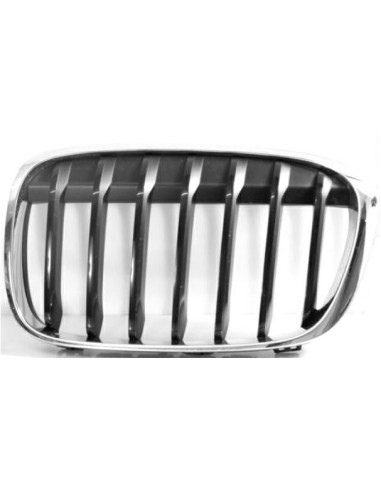 Front grille chrome left-black BMW X1 f48 2015 onwards Aftermarket Bumpers and accessories