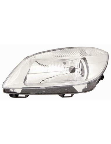 Headlight Headlamp Left front Skoda Fabia roomster 2010 to 2014 chrome Aftermarket Lighting