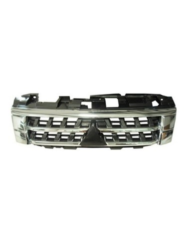 Mask front grille mitsubishi pajero 2015 onwards cromata black Aftermarket Bumpers and accessories
