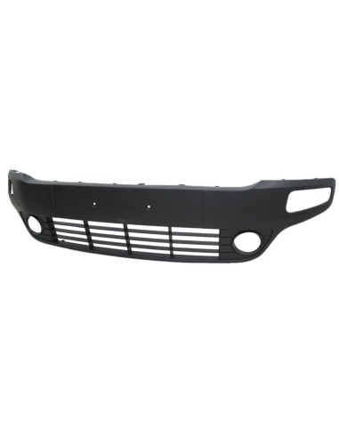Trim front bumper for Fiat Punto Evo 2009- Black with fog holes Aftermarket Bumpers and accessories