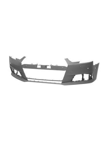 Front bumper for AUDI A4 2015- with headlight washer holes and 4 holes sensors park Aftermarket Bumpers and accessories