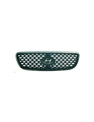 Mascarilla rejilla delantera hyundai terracan 2004 en adelante cromata negra Lucana Parachoques y Accesorios