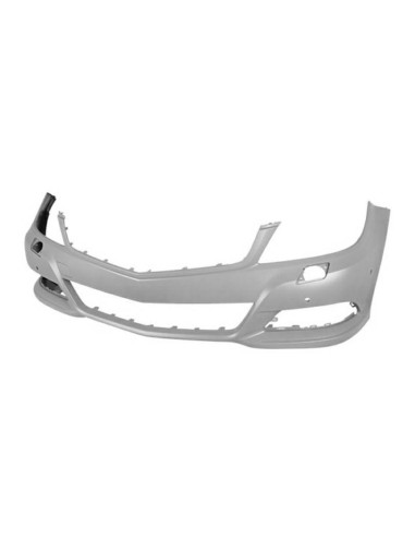 Front bumper class C W204 2011- with headlight washer holes and sensors park classic Aftermarket Bumpers and accessories
