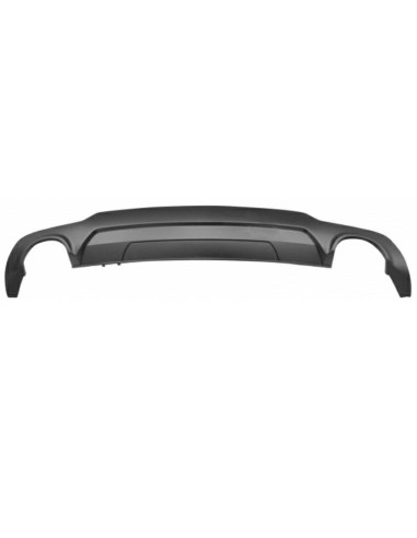 Spoiler rear bumper for Mercedes C Class w204 2011- 2 holes muffler Aftermarket Bumpers and accessories