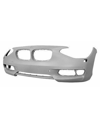 Front bumper bmw 1 series F20 F21 2011 onwards with headlight wash MTECHer holes and 4 holes sensors Aftermarket Bumpers and ...