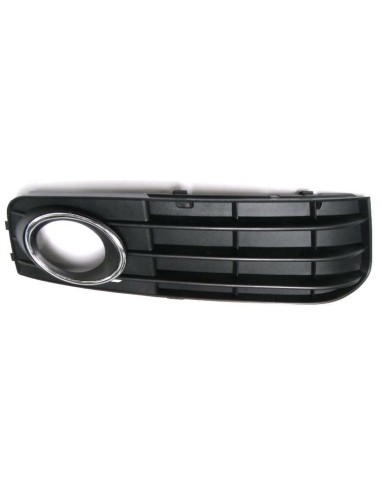 Right grille front bumper for AUDI A4 2007 to 2011 with chrome-plated hole Aftermarket Bumpers and accessories