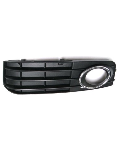 Left grille front bumper for AUDI A4 2007 to 2011 with chrome-plated hole Aftermarket Bumpers and accessories