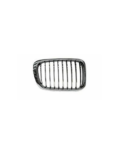 Grille screen right front BMW 3 Series E46 1998 to 2001 chrome   Aftermarket Bumpers and accessories