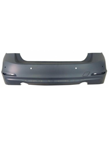 Rear bumper for 3 F30 2011- modern lux sport holes sensors and 2 holes muffler Aftermarket Bumpers and accessories