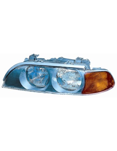 Faro anteriore sinistro per bmw serie 5 e39 1995 al 2000 hb3/h7 arancio Aftermarket Illuminazione