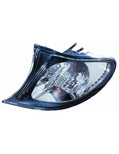 Fanale freccia anteriore sinistra per 3 e46 2001 al 2005 crystal cornice nera Aftermarket Illuminazione