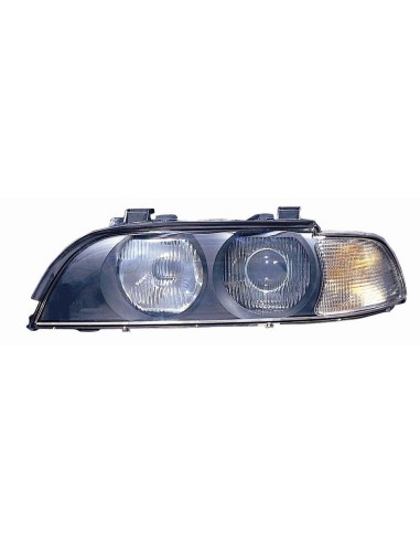 Left headlight for BMW 5 Series E39 1995 to 2000 White arrow HB4/HB3 Aftermarket Lighting