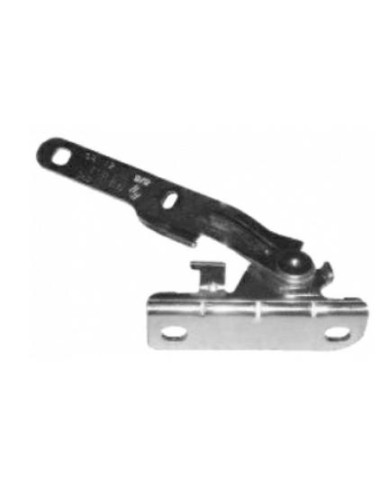 The left-hand hinge front hood for Dacia Logan 2004 to 2007 Aftermarket Plates