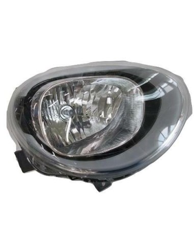 Headlight right front headlight for Fiat 500x 2014 onwards parable eco black Aftermarket Lighting