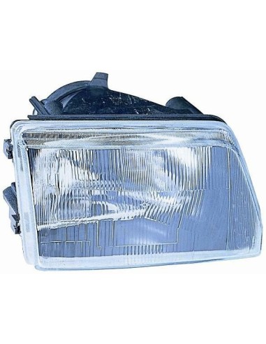 Headlight right front headlight for Fiat Cinquecento 1992 to 1998 manual black Aftermarket Lighting