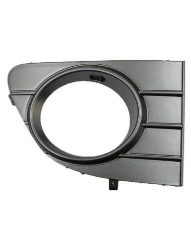 Rejilla derecha Moldura delantera delantera para Fiat Punto evo 2009 en adelante metal dark con orificio Lucana Parachoques y...