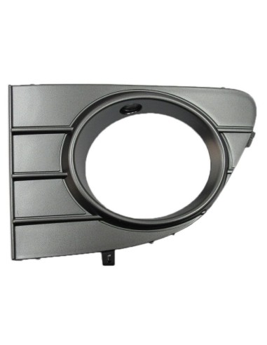 Rejilla izquierda Moldura delantera delantera para Fiat Punto evo 2009 en adelante metal dark con orificio Lucana Parachoques...