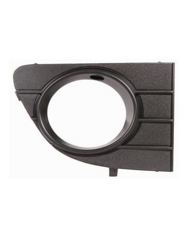 Griglia destra modanatura anteriore anteriore per punto evo 2009- nera con foro Aftermarket Paraurti ed accessori