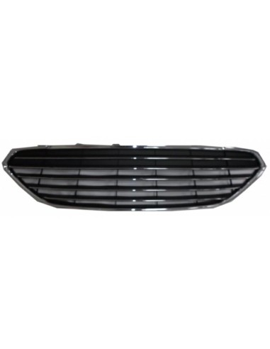 The central grille lower front bumper for fiesta 2013- chrome bezel Aftermarket Bumpers and accessories