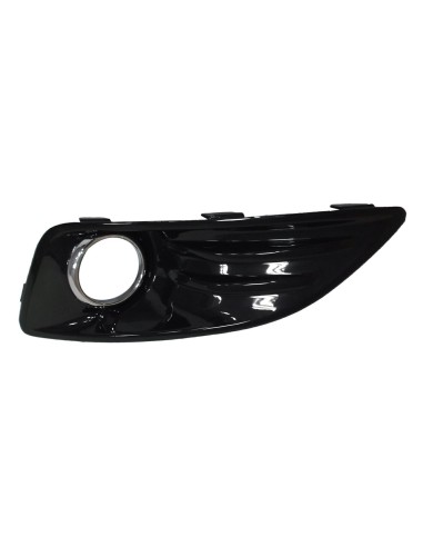 Left grille front bumper for fiesta 2013- fog with glossy black Aftermarket Bumpers and accessories