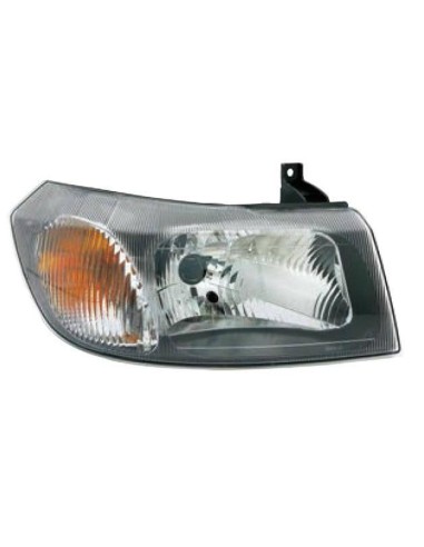 Headlight right front headlight for Ford Transit 2003 to 2006 black dish Aftermarket Lighting