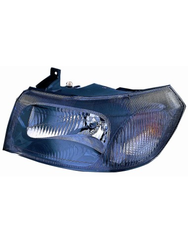 Headlight left front headlight for Ford Transit 2000 to 2003 black dish Aftermarket Lighting