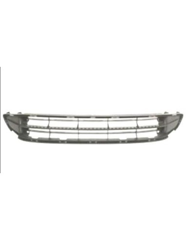 The central grille front bumper honda jazz 2008-2011 without fog light holes Aftermarket Bumpers and accessories