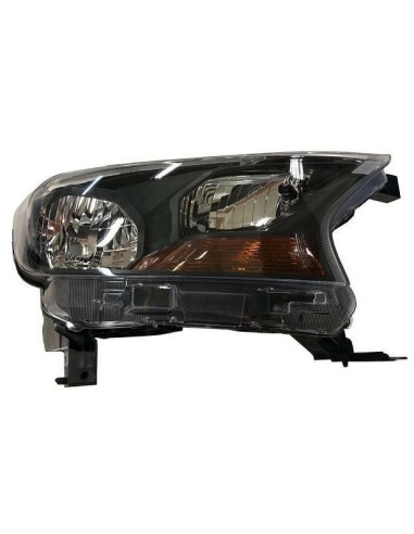 Faro proyector luz delantera derecha para Ford Ranger 2015 en adelante parábola negra Lucana Faros y luz