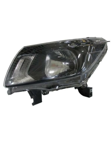 Faro proyector luz delantera derecha para nissan navara 2015 en adelante parábola negra H4 Lucana Faros y luz