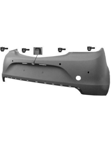 Rear bumper For insignia 2013- full hatch 4 holes sensors and hole room Aftermarket Bumpers and accessories