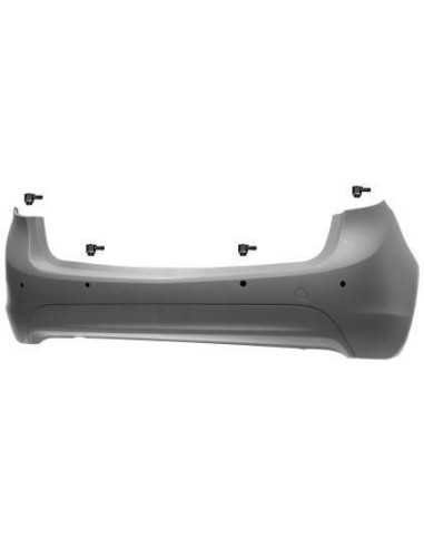 Rear bumper for Opel Meriva 2010 in then complete 4 holes sensors park Aftermarket Bumpers and accessories