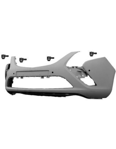 Front bumper for Opel Zafira tourer 2011- complete with 4 holes sensors park Aftermarket Bumpers and accessories