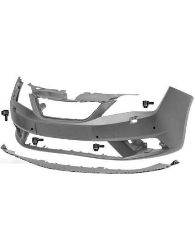 Front bumper for Seat Ibiza 2012-2014 complete with 4 sensors and headlight washer Aftermarket Bumpers and accessories
